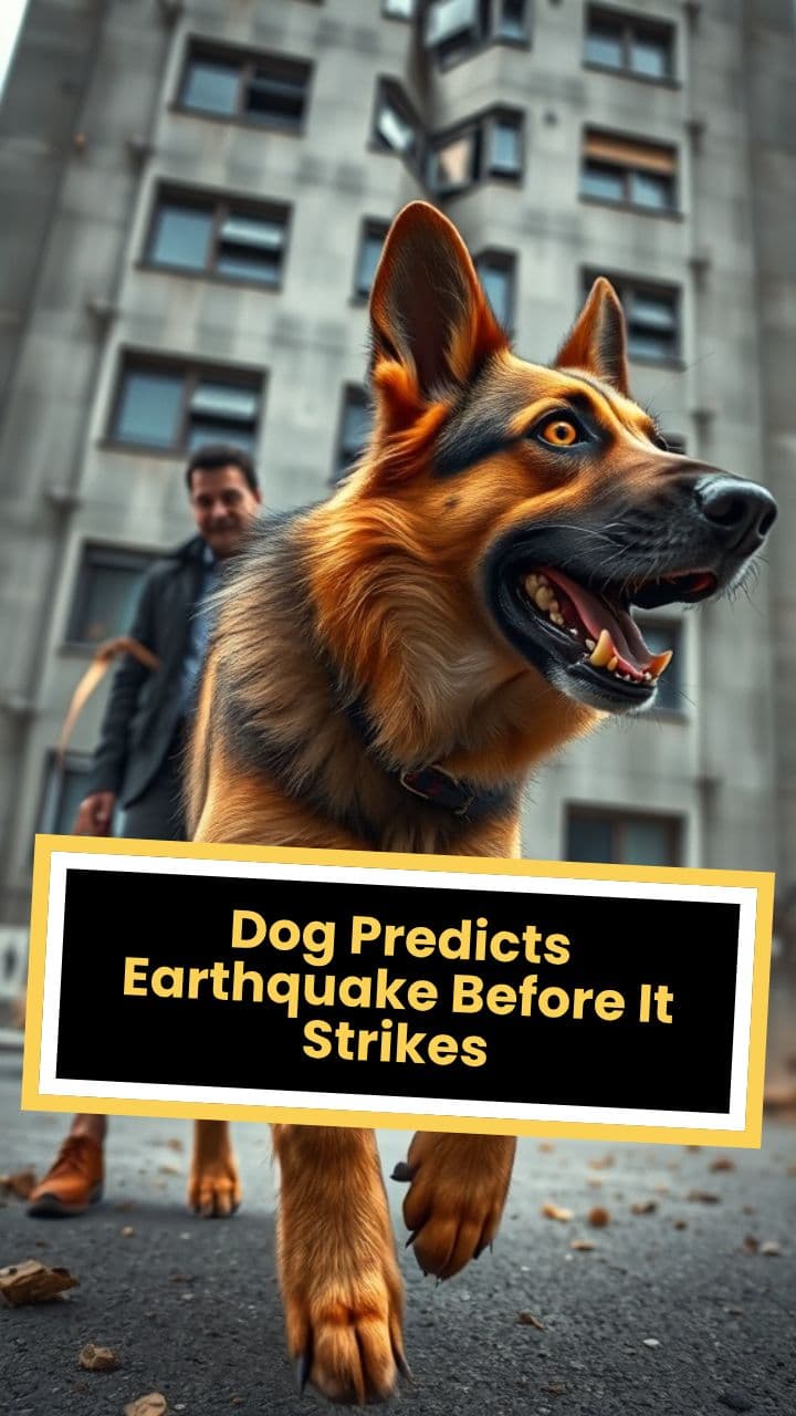 Dog Predicts Earthquake Before It Strikes