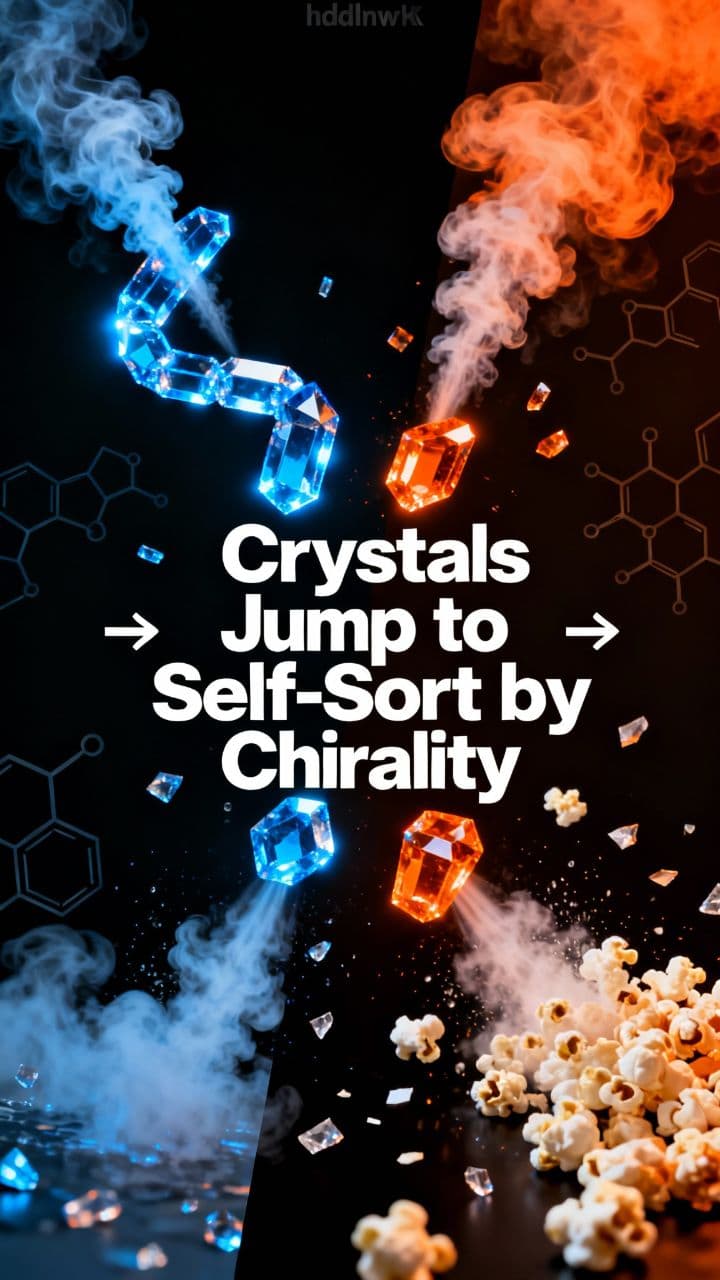 Crystals Jump to Self-Sort by Chirality