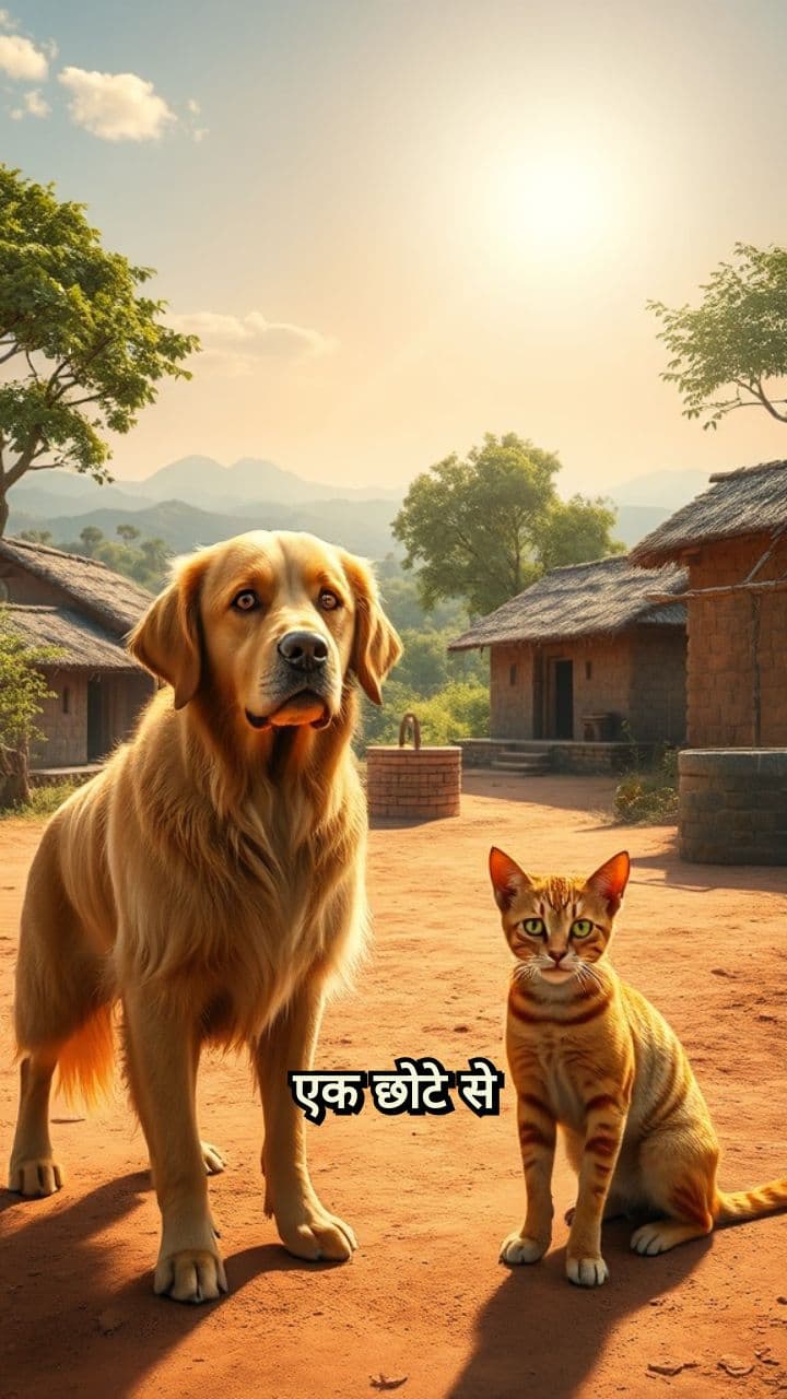 बिल्ली और कुत्ते की अनोखी दोस्ती