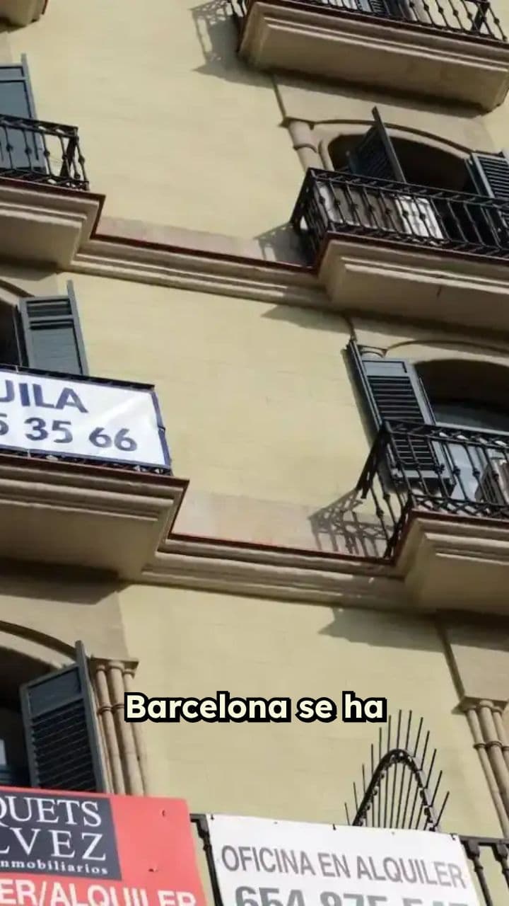 Barcelona: Alquileres récord y crisis habitacional