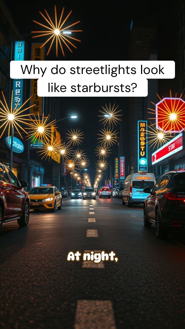 Why Do Streetlights Look Like Starbursts at Night? | RapidSmartFacts
