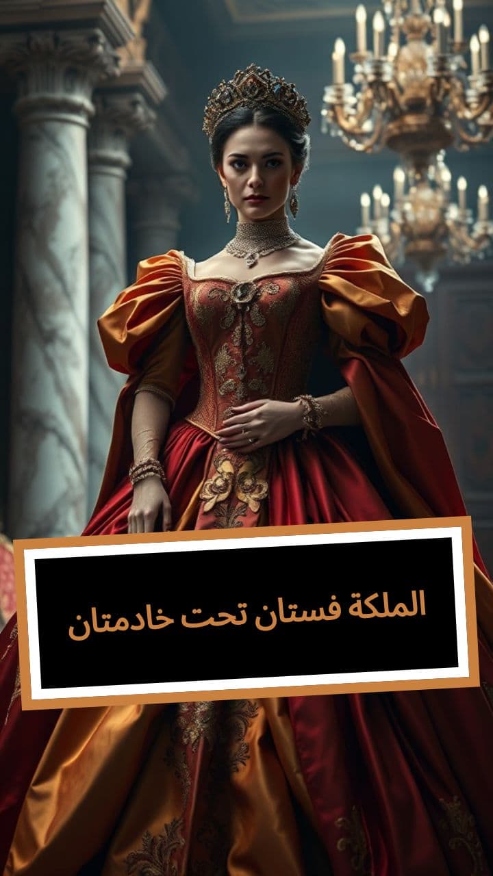 خادمتان تحت فستان الملكة