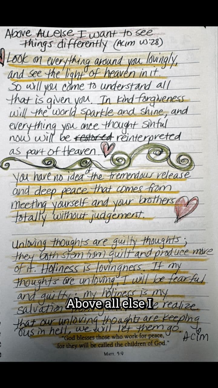 Seeing with Loving Eyes