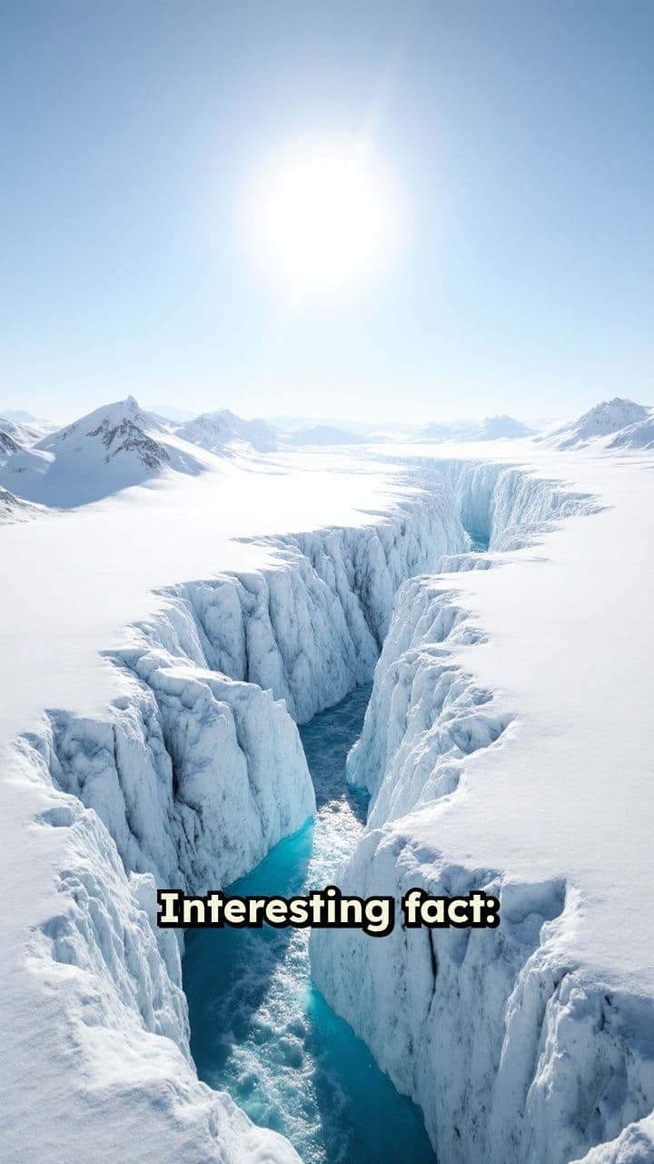 Antarctica’s Mysterious Blood Falls #interestingfacts #didyouknow #sciencefacts #earthfacts #naturefacts #mindblowingfacts #factsdaily #learnontiktok #geographyfacts