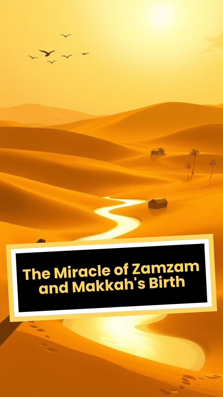 The Miracle of Zamzam and Makkah's Birth