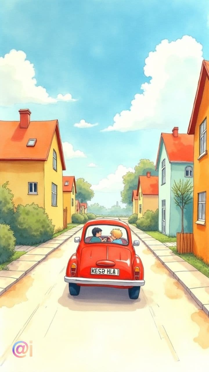 Colorful Vehicles and Their Sounds