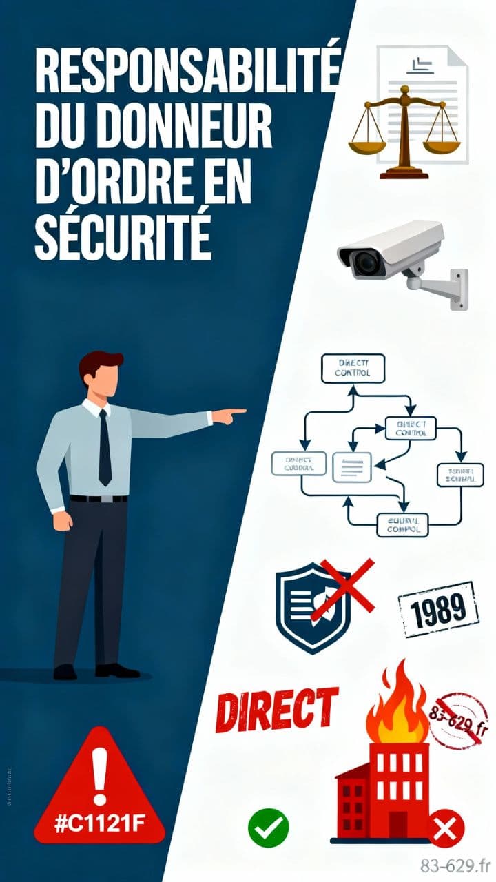 Responsabilité du donneur d'ordre en sécurité