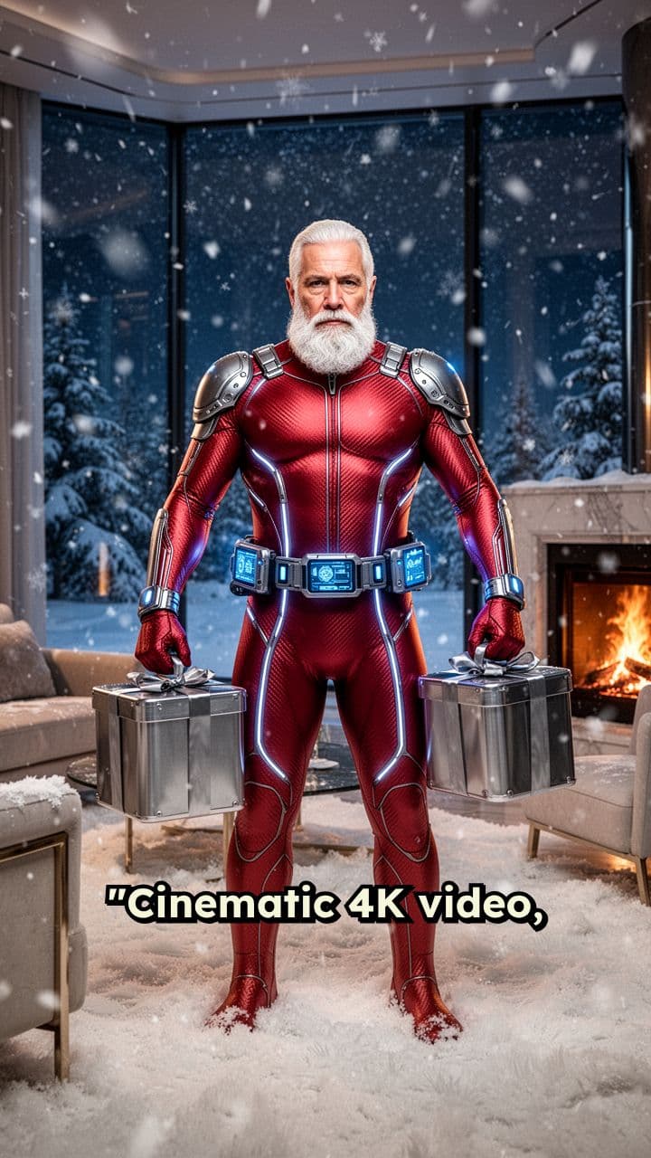 Santa’s Futuristic Robot Delivery
