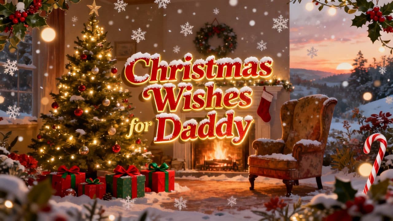 Christmas Wishes for Daddy