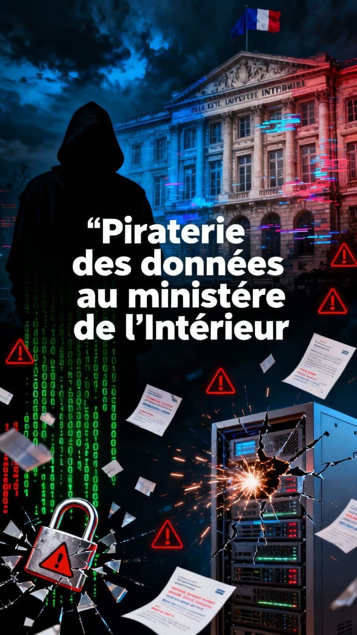 Piraterie des données au ministère de l'Intérieur