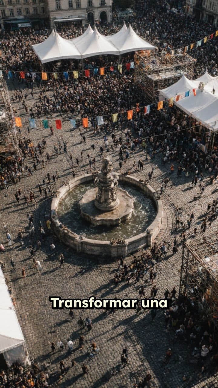 Festivales masivos en plazas públicas