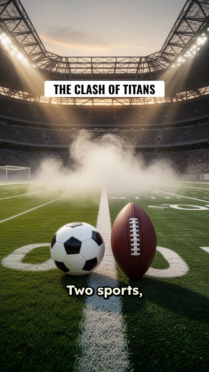 The Duel of Two Footballs