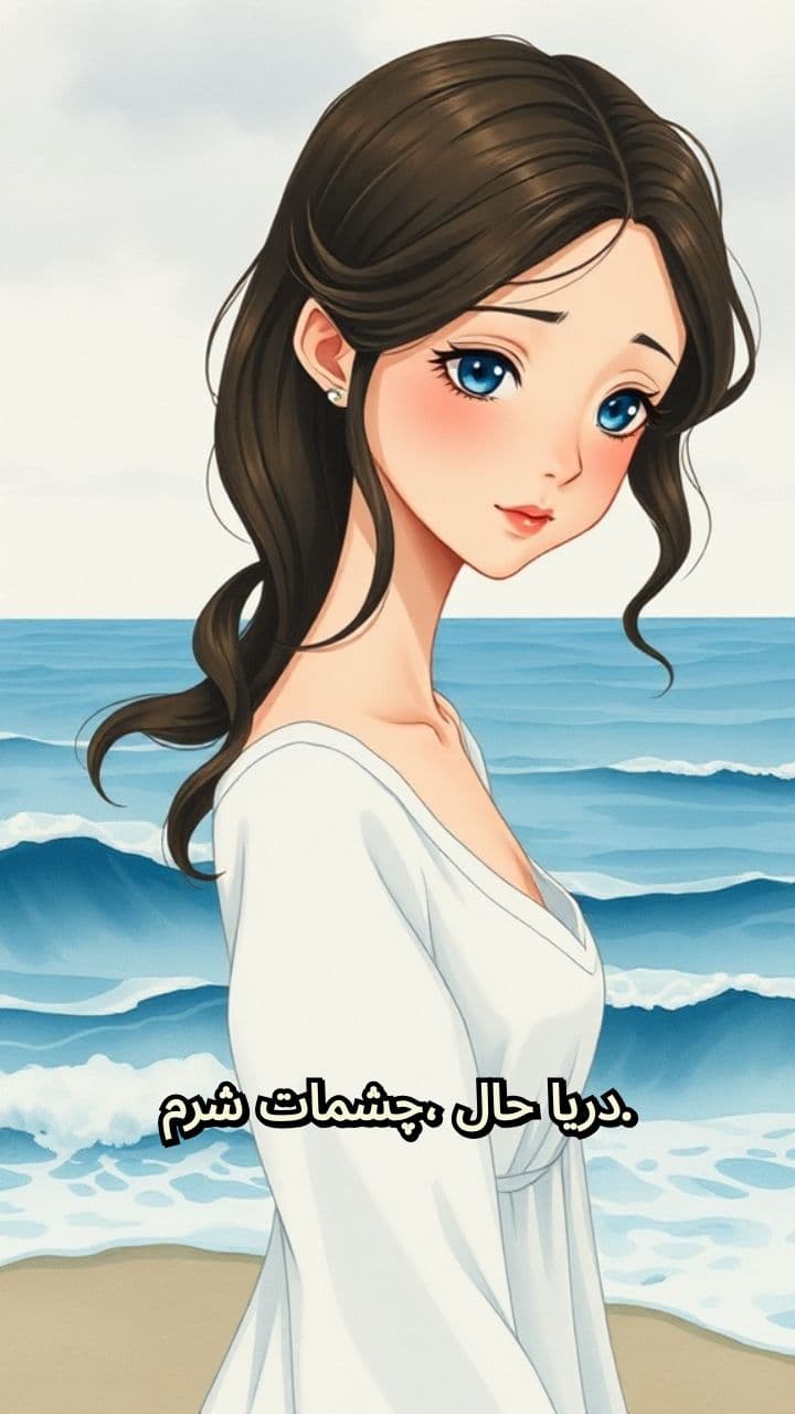 شرم چشمانت، حال دریا