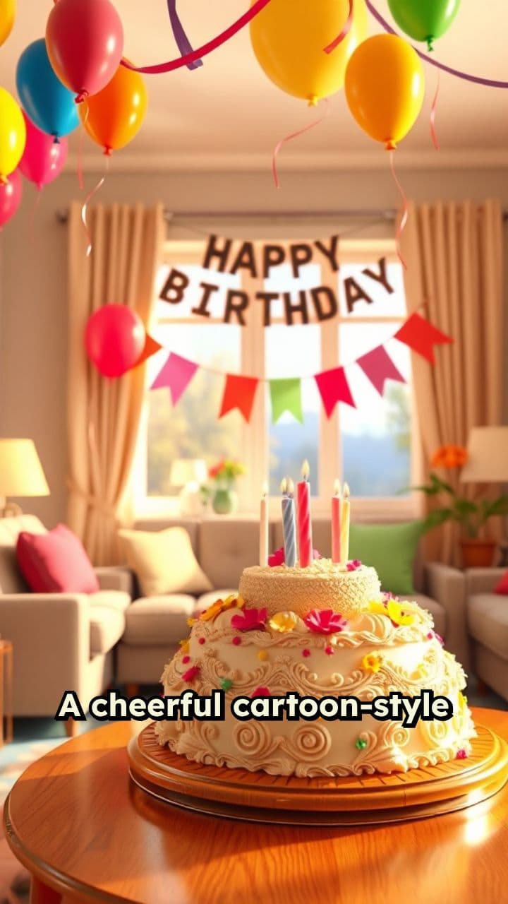 Joyful Birthday Celebration with Loved Ones