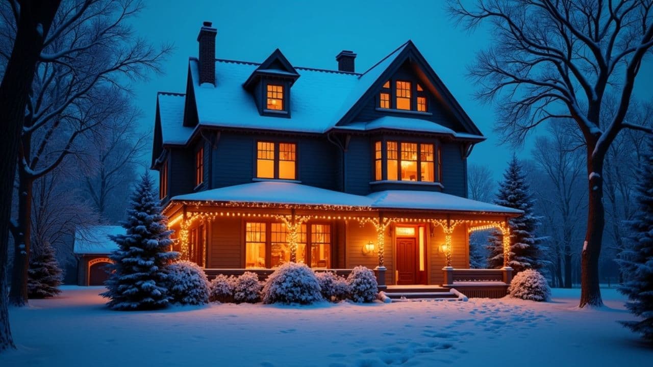 Heiligabend im Kerzenlicht