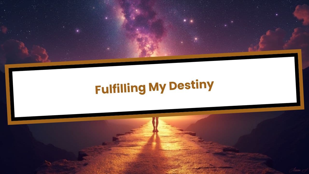 Fulfilling My Destiny