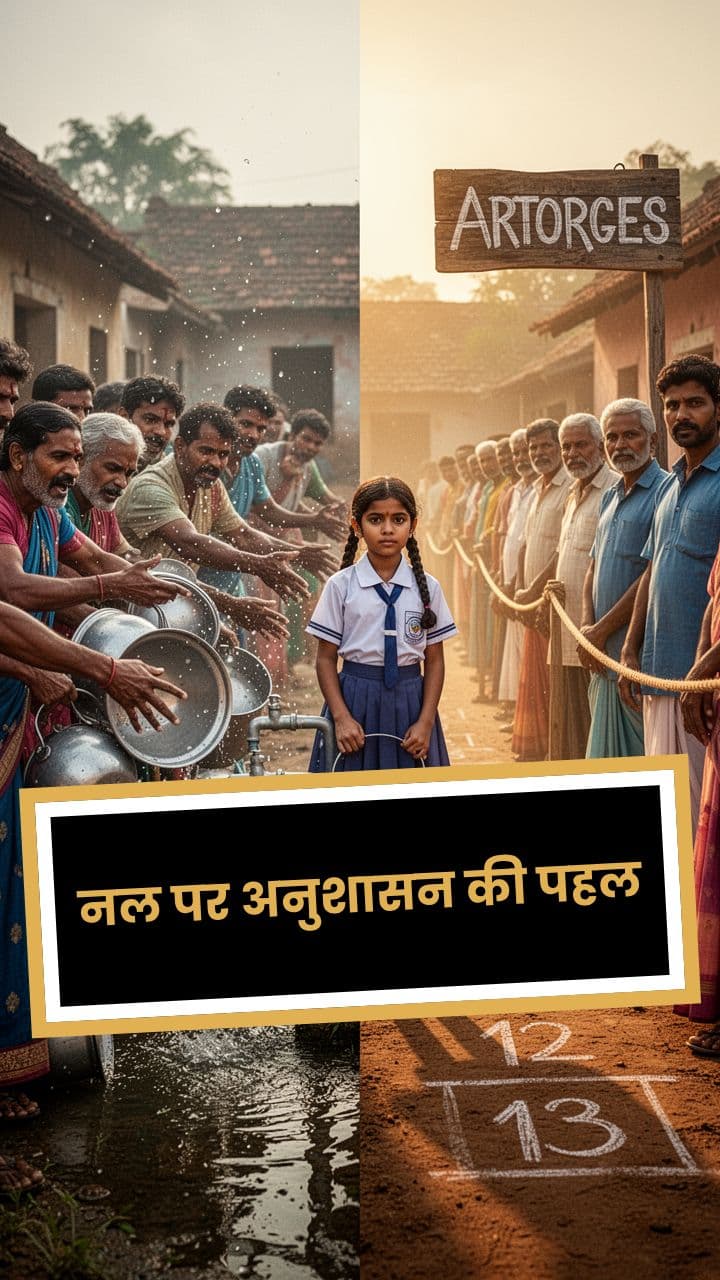 नल पर अनुशासन की पहल