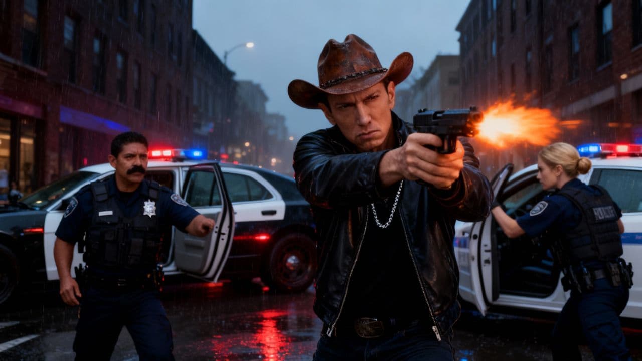 Handgun Attack on Police Officers