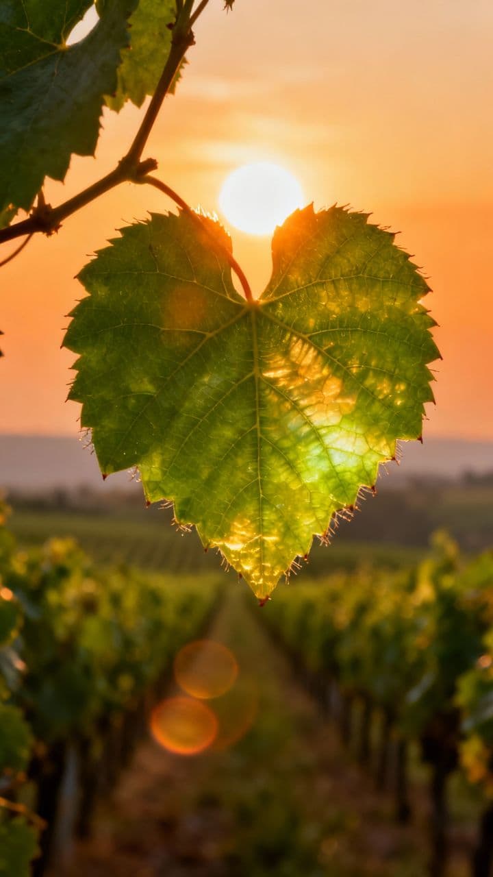 California Vineyard Sunset