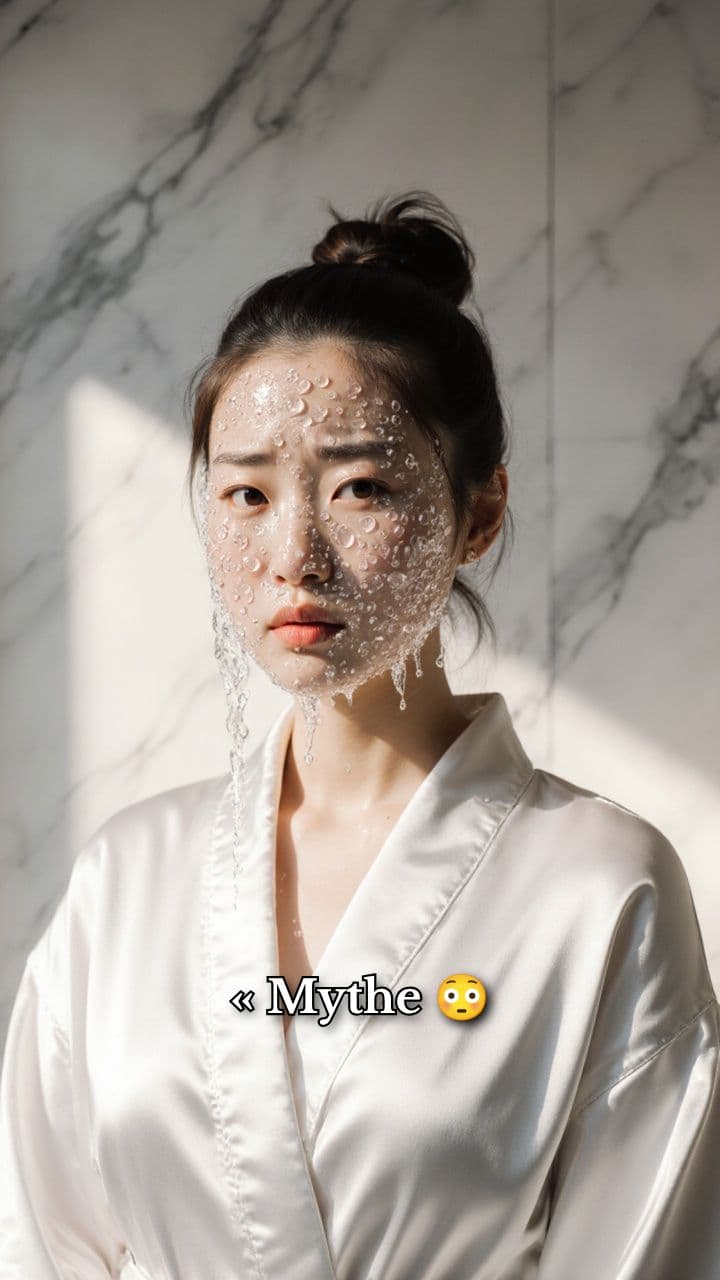 L’eau seule n’hydrate pas la peau