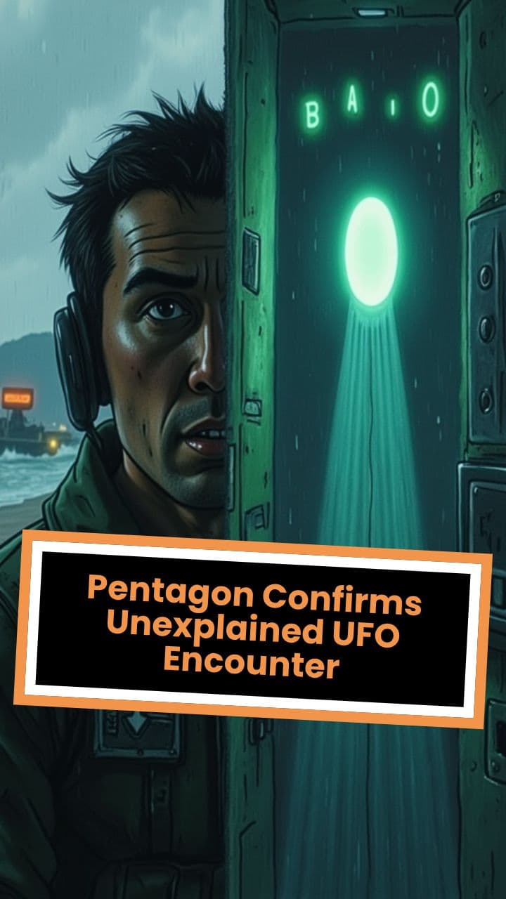 Pentagon Confirms Unexplained UFO Encounter