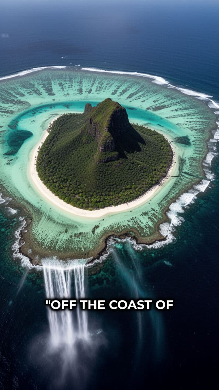 Mauritius’ Underwater Waterfall Illusion