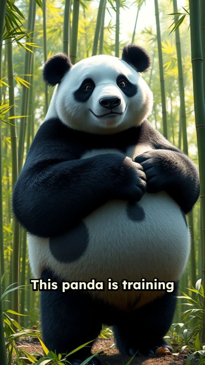 Kung Fu Panda's Chubby Training Regimen