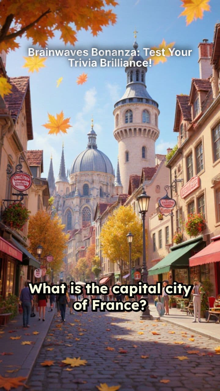 Brainwaves Bonanza: Test Your Trivia Brilliance!