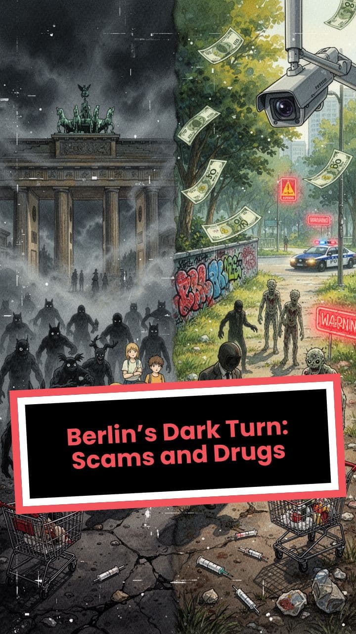 Berlin’s Dark Turn: Scams and Drugs