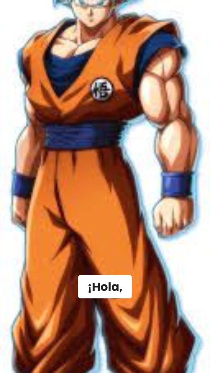 Invitación de Cumpleaños de Goku