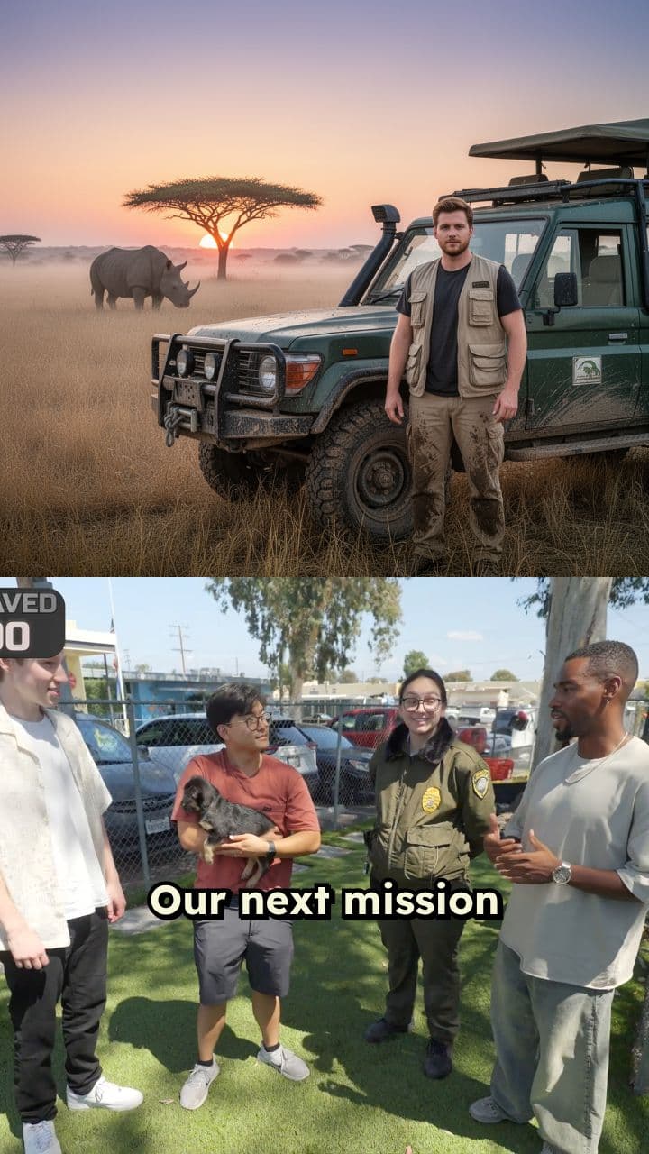 Rescuing Rhinos from a Helicopter