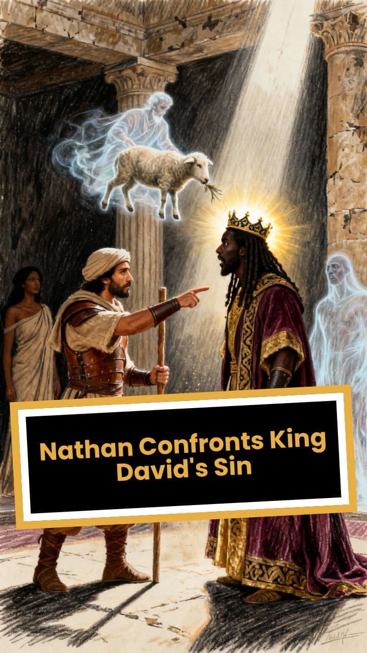 Nathan Confronts King David's Sin