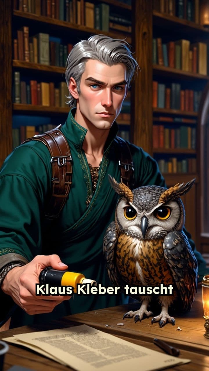 Klaus Kleber und der Uhu-Tausch