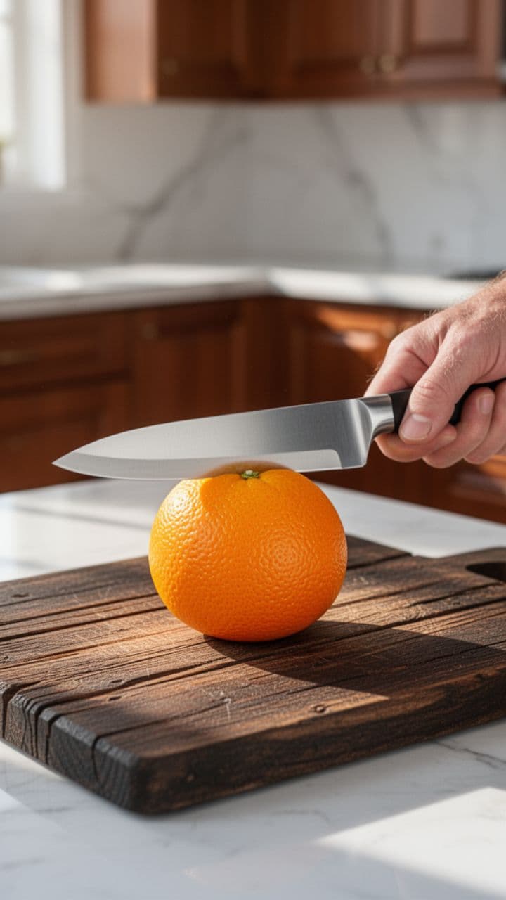 ASMR Orange Slicing