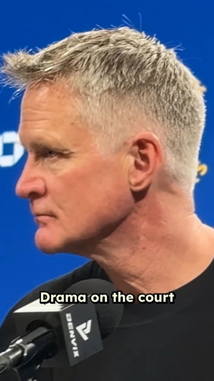 Kerr Benches Green After Sideline Clash