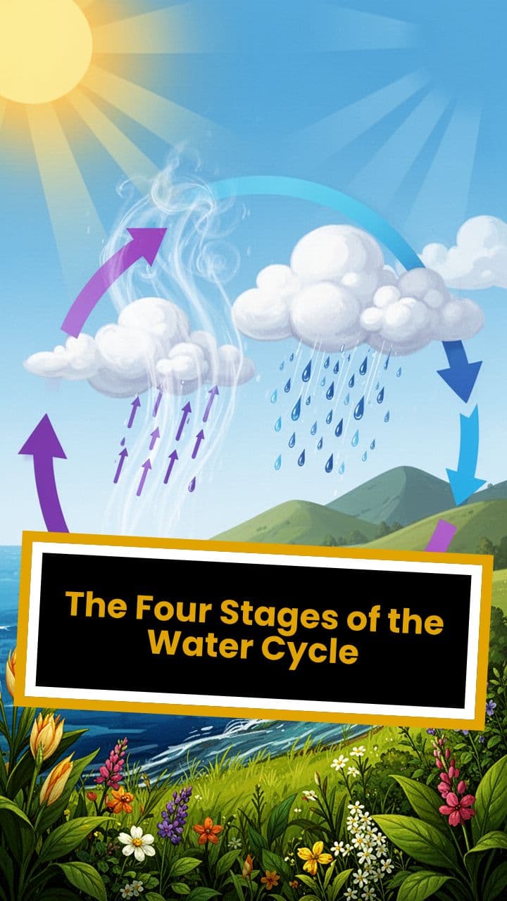 The Four Stages of the Water Cycle