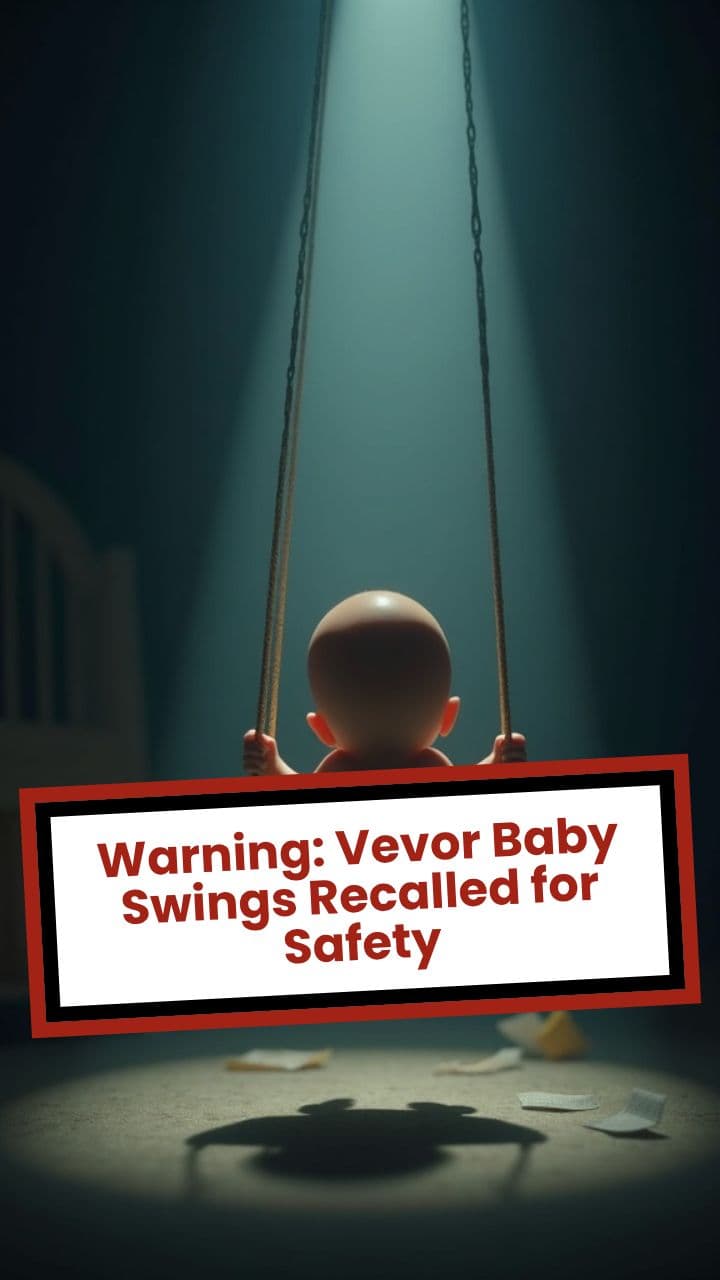 Warning: Vevor Baby Swings Recalled for Safety