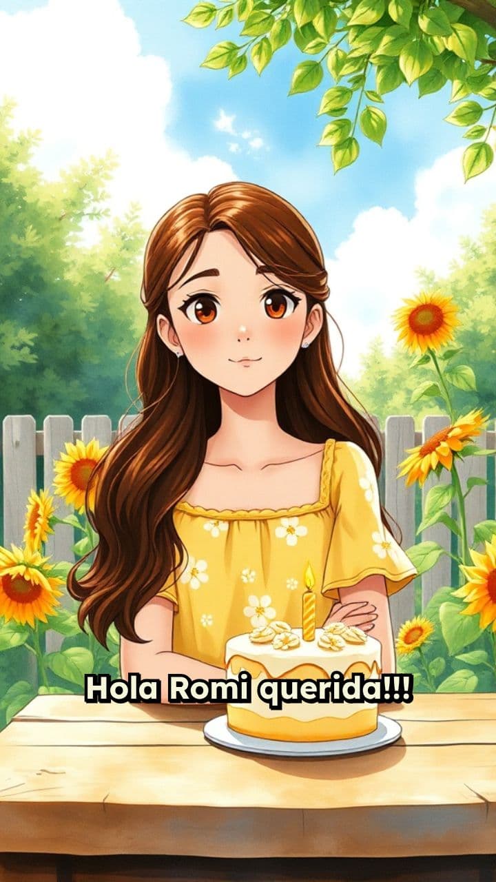 Feliz cumpleaños, Romi querida