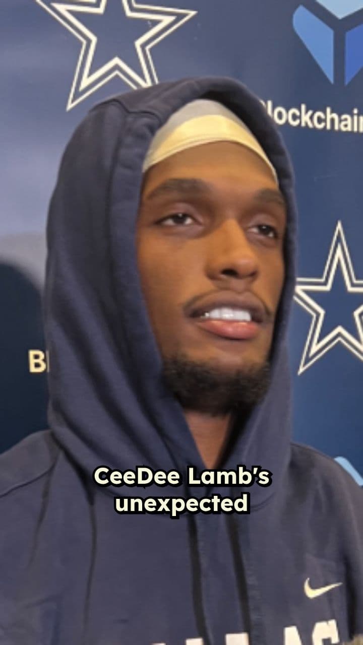 CeeDee Lamb Acknowledges Drops, Focus on Improvement