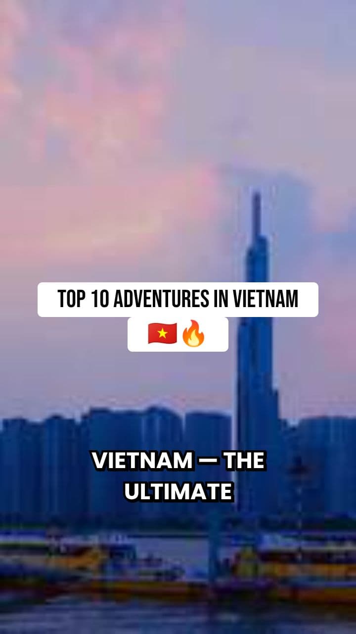 Top 10 Adventure Destinations in Vietnam 🇻🇳