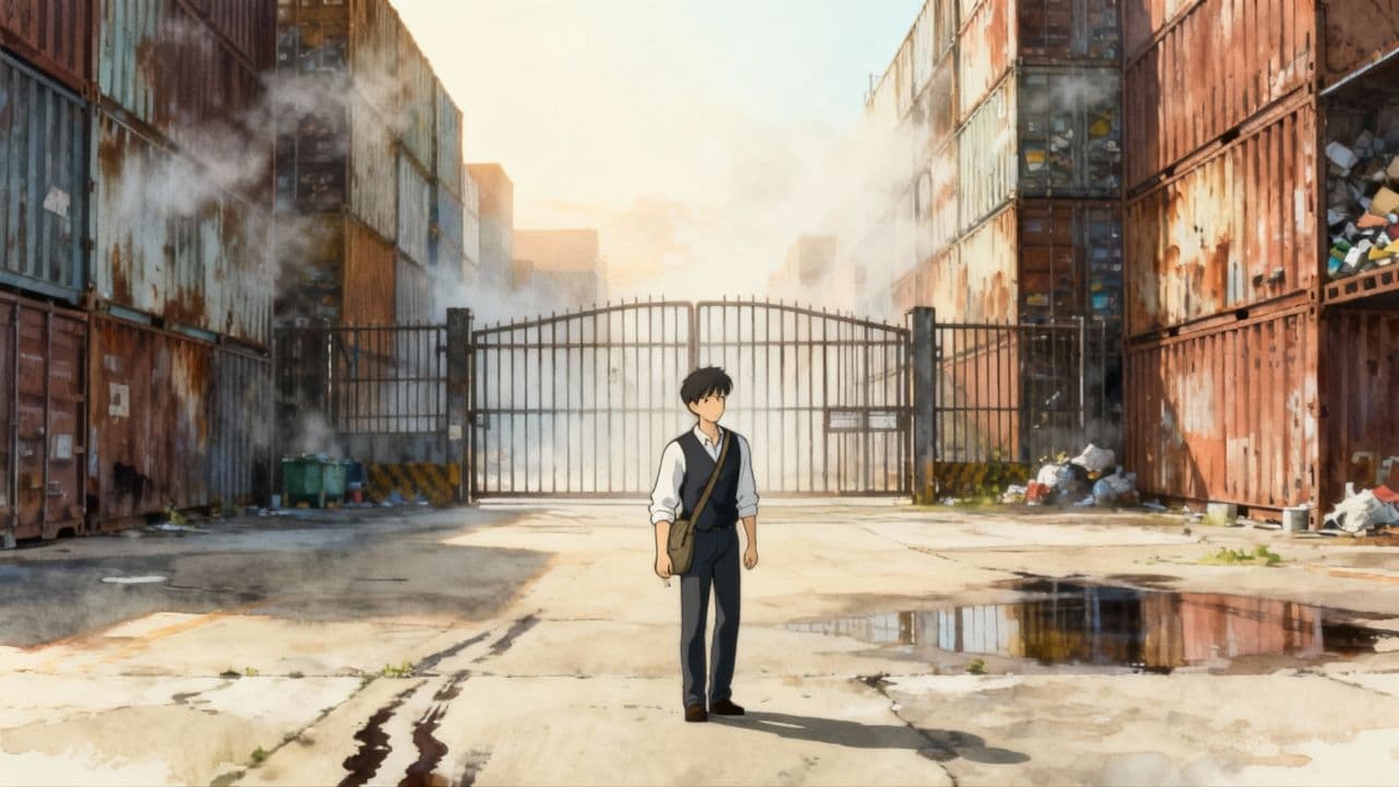 Lucide à la déchetterie