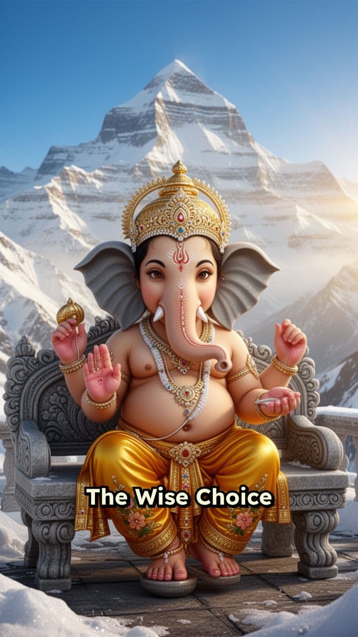 Ganesha’s Wise Mango Choice