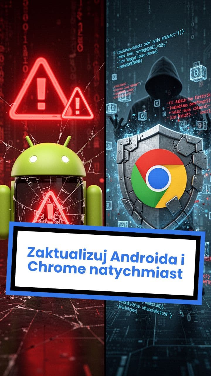 Zaktualizuj Androida i Chrome natychmiast