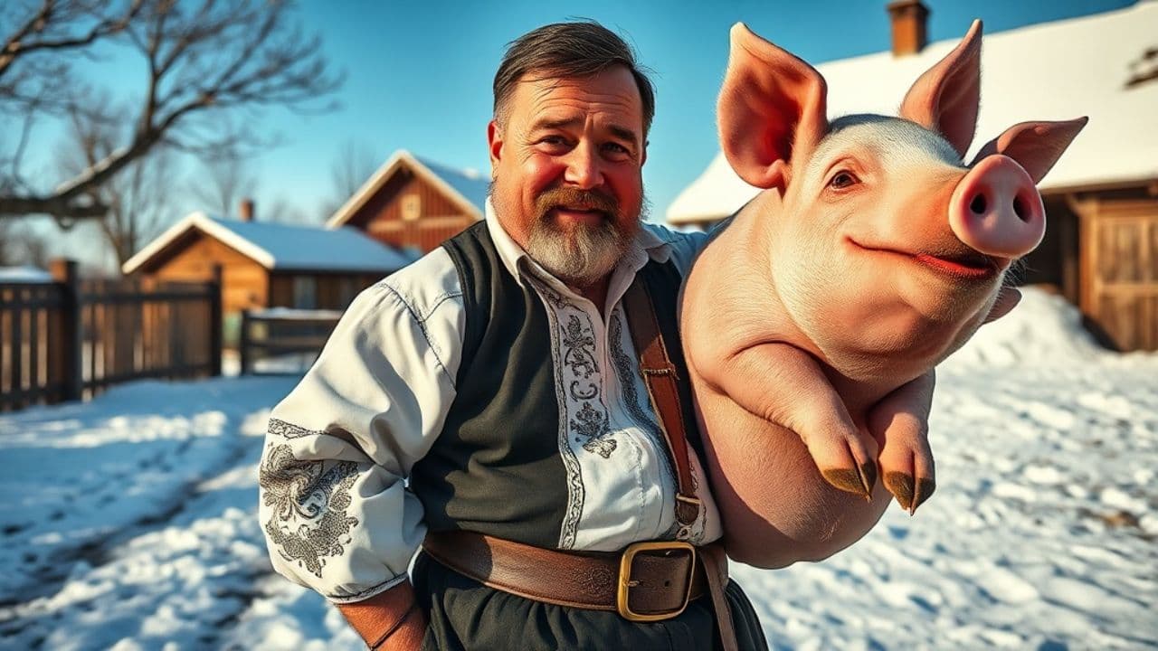 Pomana porcului la țară