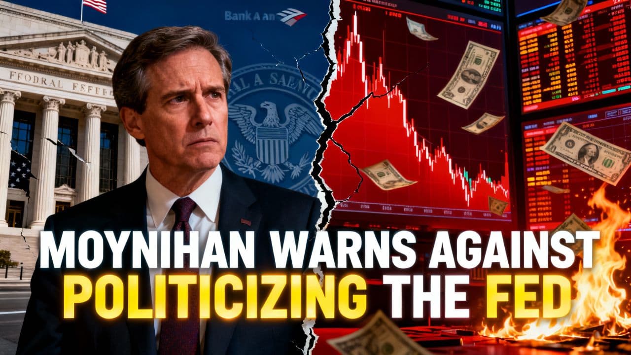 Moynihan warns against politicizing the Fed