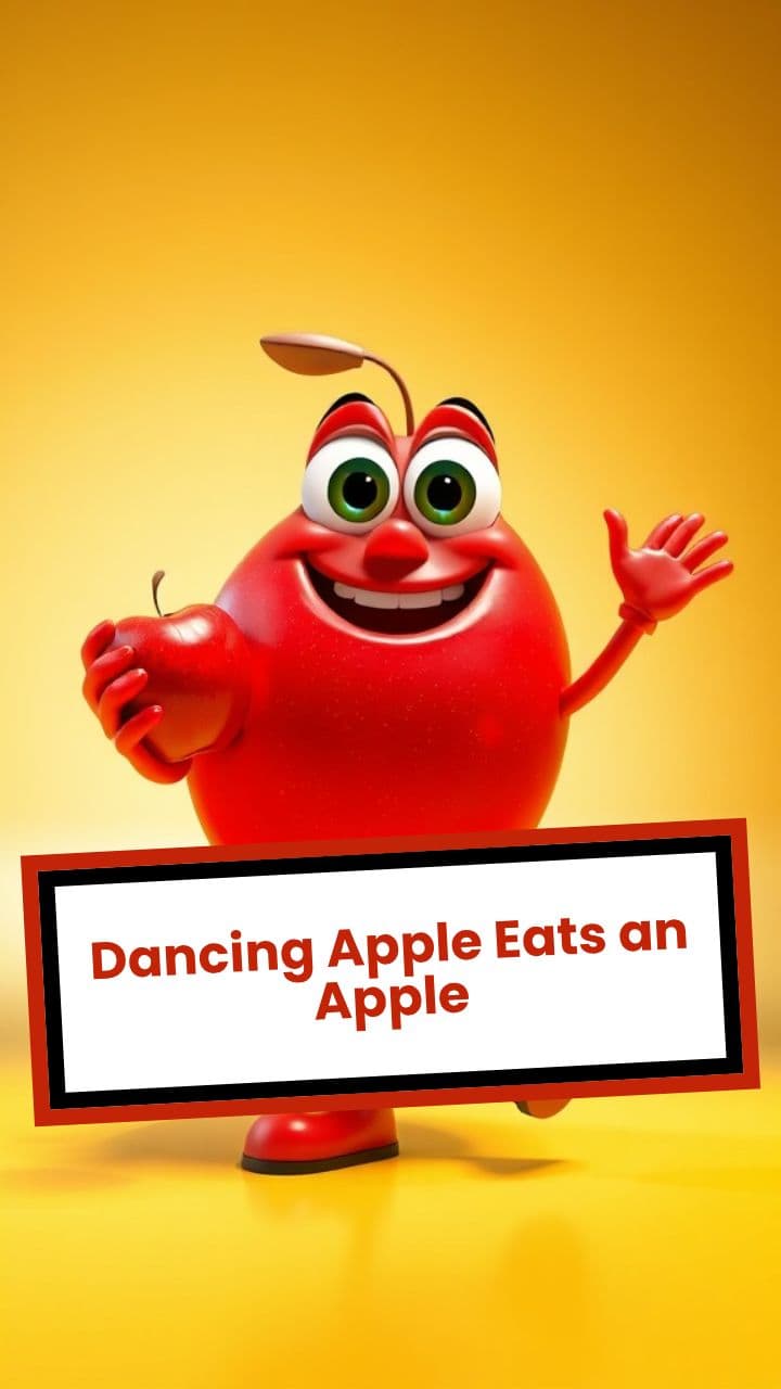 Dancing Apple Eats an Apple