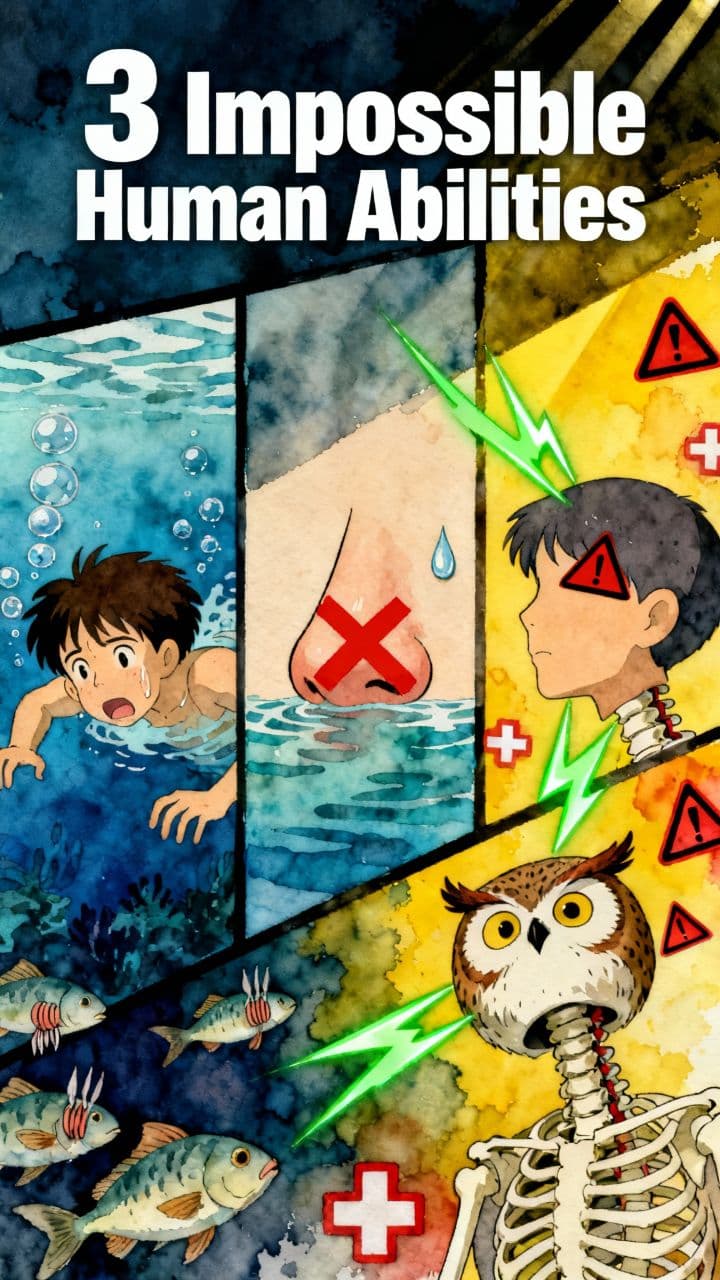3 Impossible Human Abilities