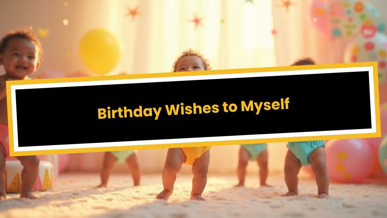 Birthday Wishes to Myself