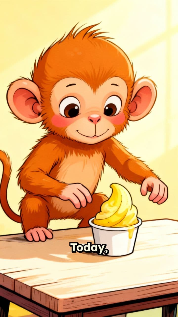 Mojo’s First Time Tasting Banana Ice Cream