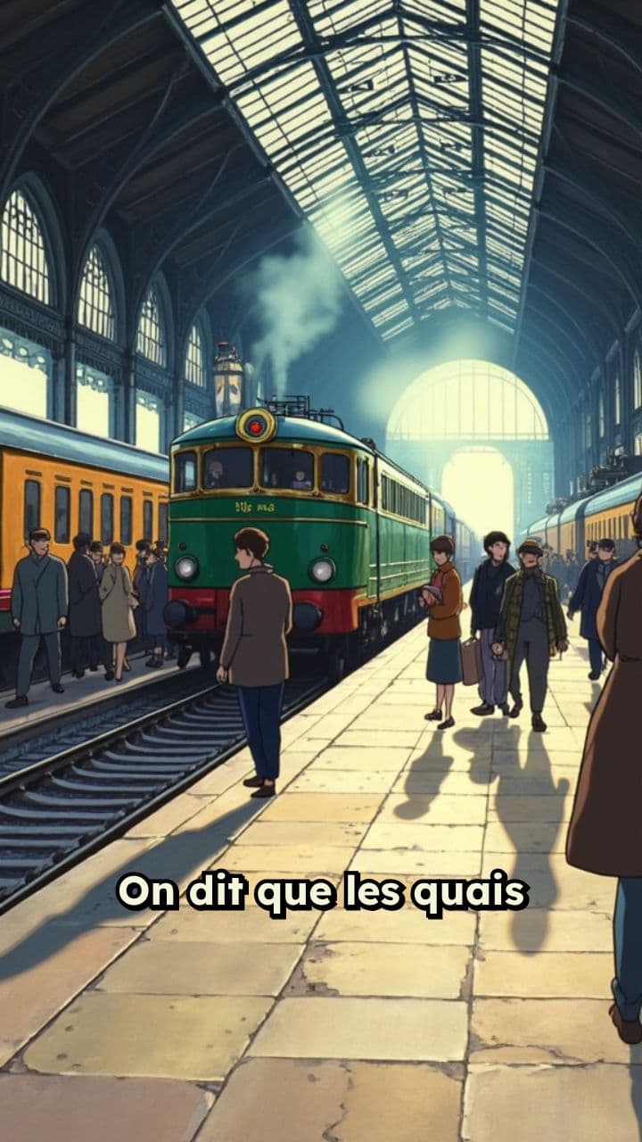 Émotions sur les quais de gare